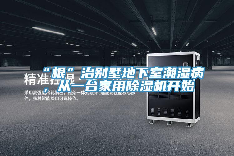 “根”治別墅地下室潮濕病，從一臺家用除濕機開始