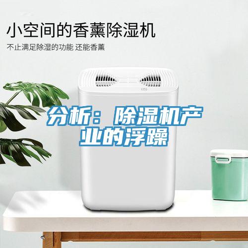 分析：除濕機產業的浮躁