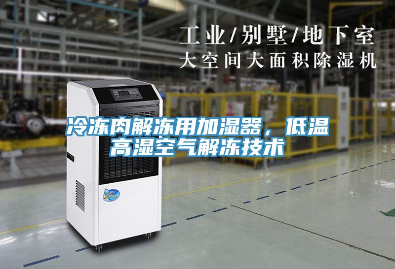 冷凍肉解凍用加濕器，低溫高濕空氣解凍技術