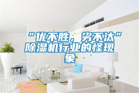 “優不勝，劣不汰”除濕機行業的怪現象