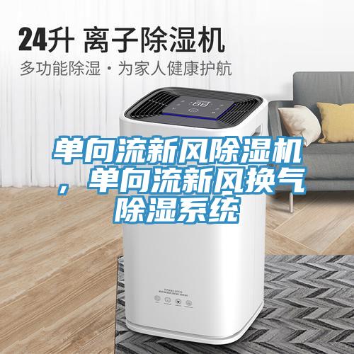 單向流新風除濕機，單向流新風換氣除濕系統