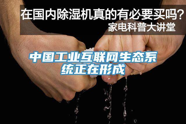 中國工業互聯網生態系統正在形成