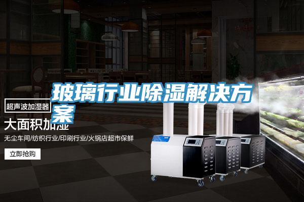 玻璃行業除濕解決方案