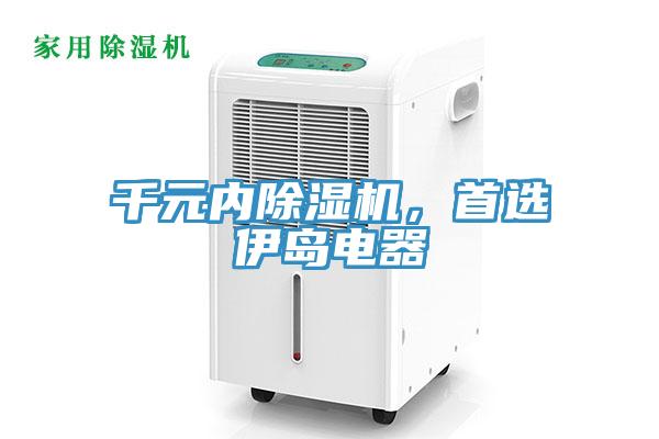 千元內除濕機，首選伊島電器