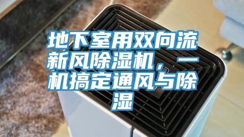 地下室用雙向流新風除濕機，一機搞定通風與除濕