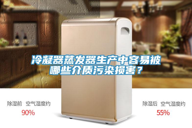 冷凝器蒸發器生產中容易被哪些介質污染損害？
