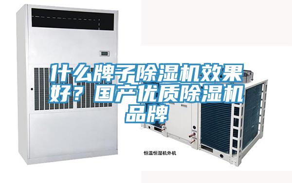 什么牌子除濕機效果好？國產優質除濕機品牌