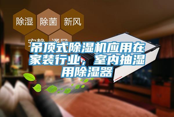 吊頂式除濕機應用在家裝行業，室內抽濕用除濕器
