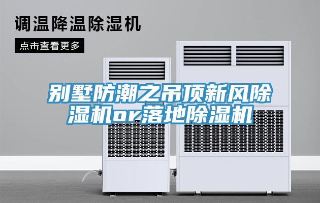 別墅防潮之吊頂新風除濕機or落地除濕機