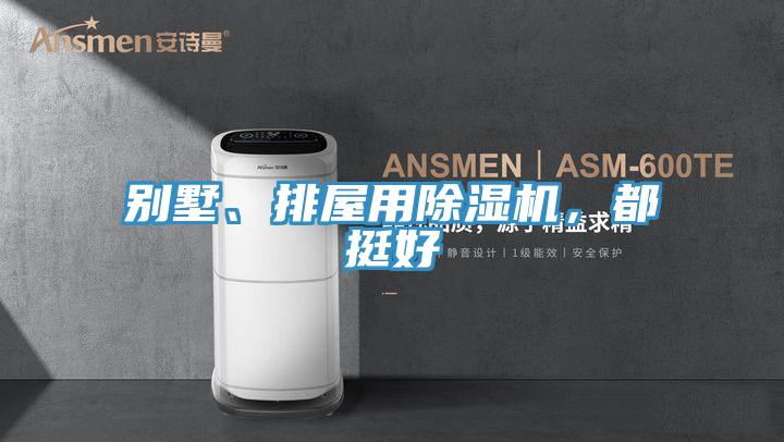別墅、排屋用除濕機，都挺好