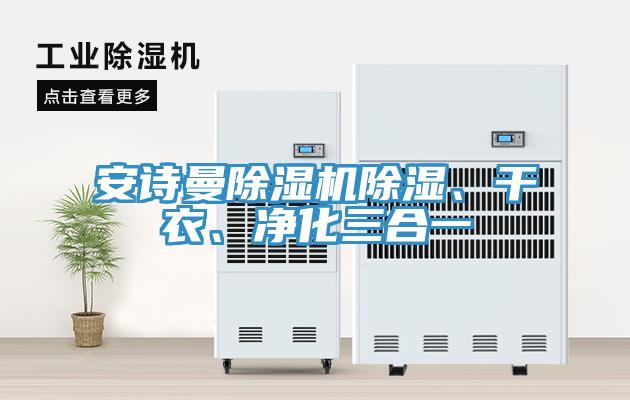 安詩曼除濕機除濕、干衣、凈化三合一