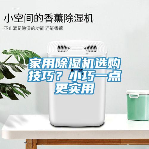 家用除濕機選購技巧？小巧一點更實用