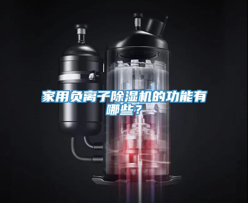 家用負離子除濕機的功能有哪些？