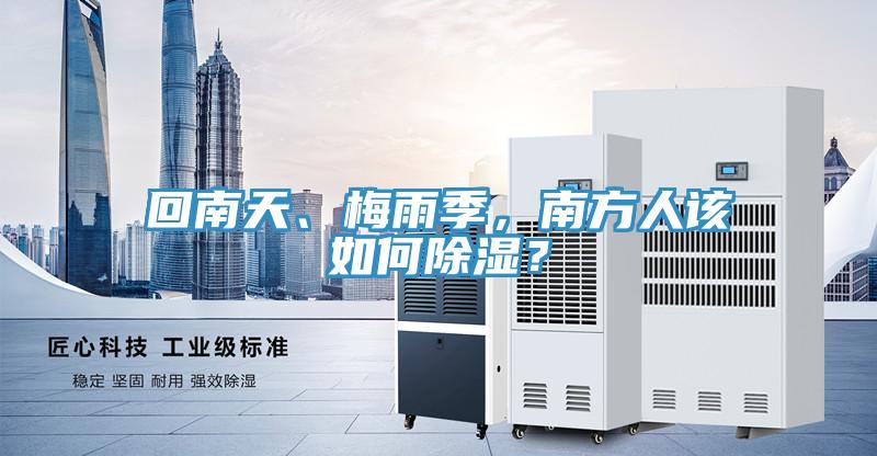 回南天、梅雨季，南方人該如何除濕？