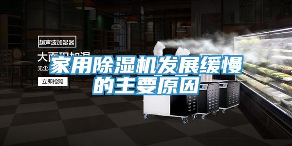 家用除濕機發展緩慢的主要原因