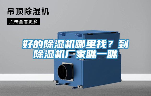 好的除濕機哪里找？到除濕機廠家瞧一瞧