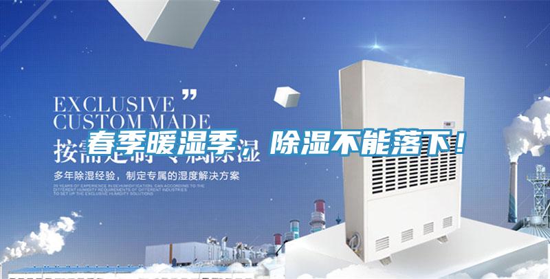 春季暖濕季，除濕不能落下！