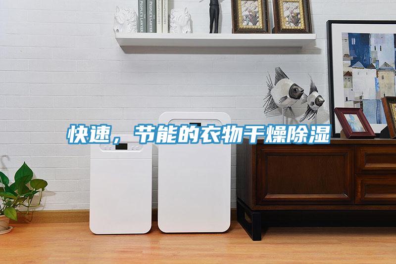 快速，節能的衣物干燥除濕