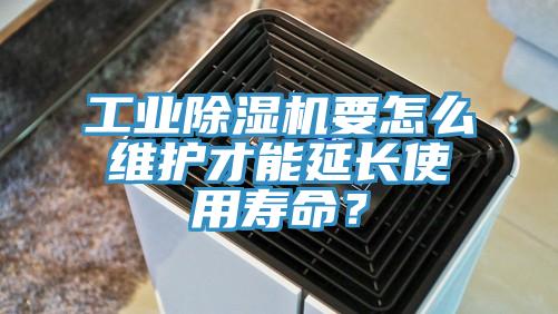 工業除濕機要怎么維護才能延長使用壽命？