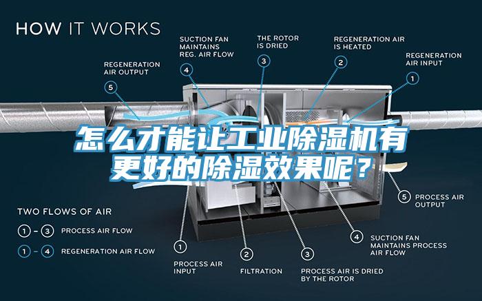 怎么才能讓工業除濕機有更好的除濕效果呢？
