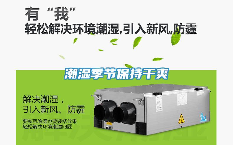 潮濕季節保持干爽