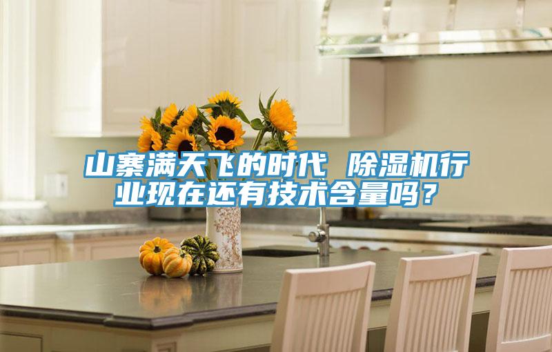 山寨滿天飛的時代 除濕機行業現在還有技術含量嗎？