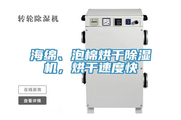 海綿、泡棉烘干除濕機，烘干速度快