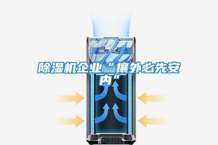 除濕機企業“攘外必先安內”