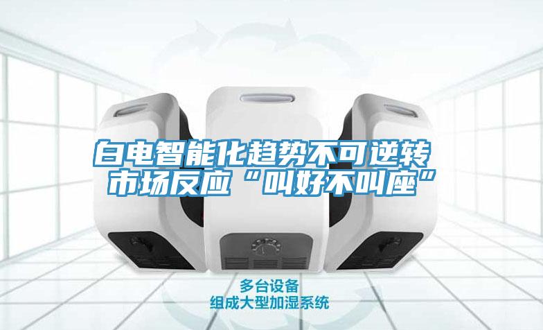 白電智能化趨勢不可逆轉 市場反應“叫好不叫座”