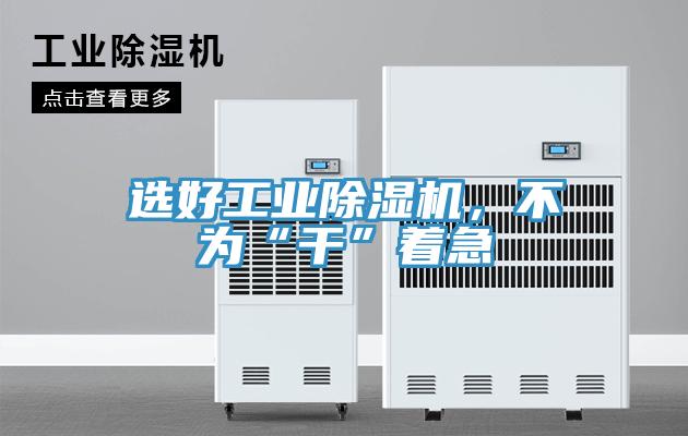 選好工業除濕機，不為“干”著急
