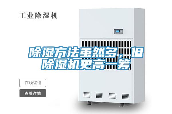 除濕方法雖然多，但除濕機更高一籌