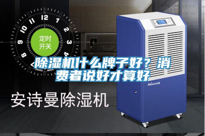除濕機什么牌子好？消費者說好才算好