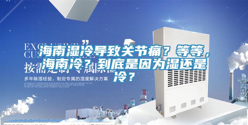 海南濕冷導致關節痛？等等，海南冷？到底是因為濕還是冷？