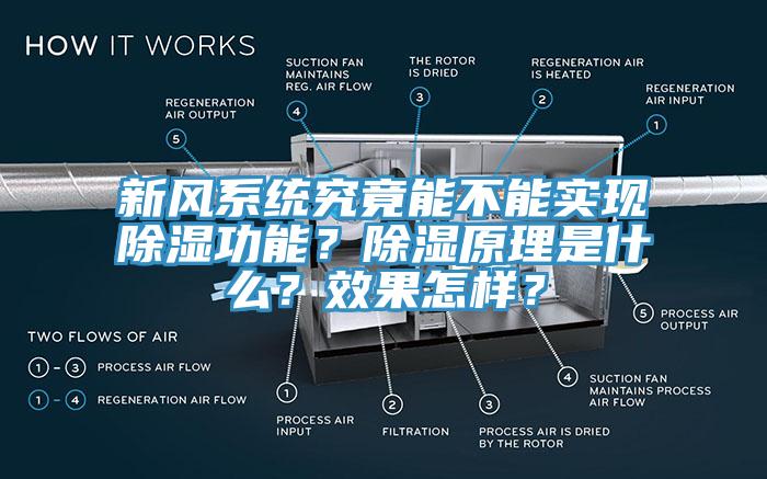 新風系統究竟能不能實現除濕功能？除濕原理是什么？效果怎樣？