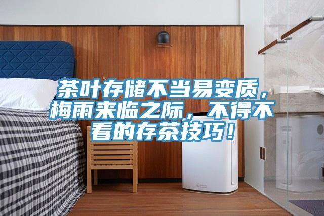 茶葉存儲不當易變質，梅雨來臨之際，不得不看的存茶技巧！