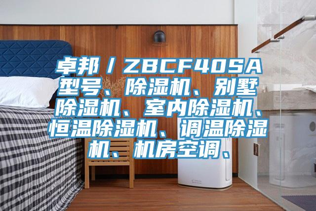 卓邦／ZBCF40SA型號、除濕機、別墅除濕機、室內除濕機、恒溫除濕機、調溫除濕機、機房空調、
