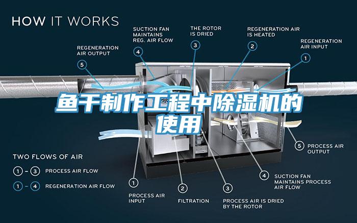 魚干制作工程中除濕機的使用