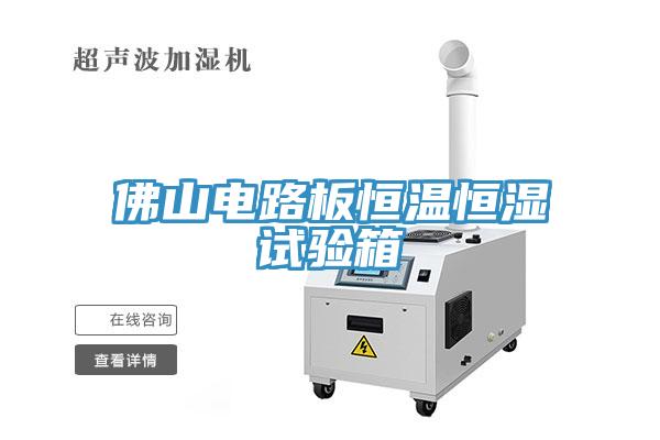 佛山電路板恒溫恒濕試驗箱