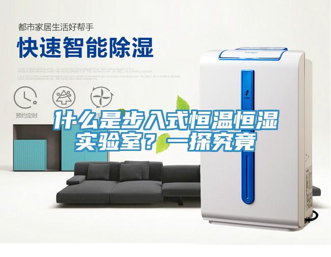 什么是步入式恒溫恒濕實驗室？一探究竟