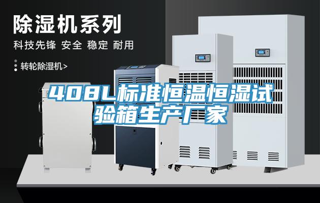 408L標準恒溫恒濕試驗箱生產廠家