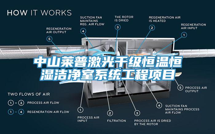 中山萊普激光千級恒溫恒濕潔凈室系統工程項目