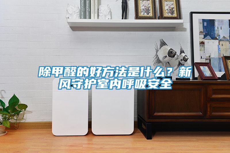 除甲醛的好方法是什么？新風守護室內呼吸安全