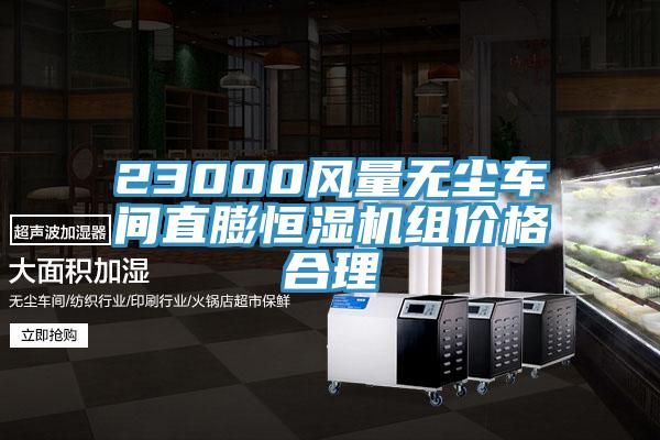 23000風量無塵車間直膨恒濕機組價格合理