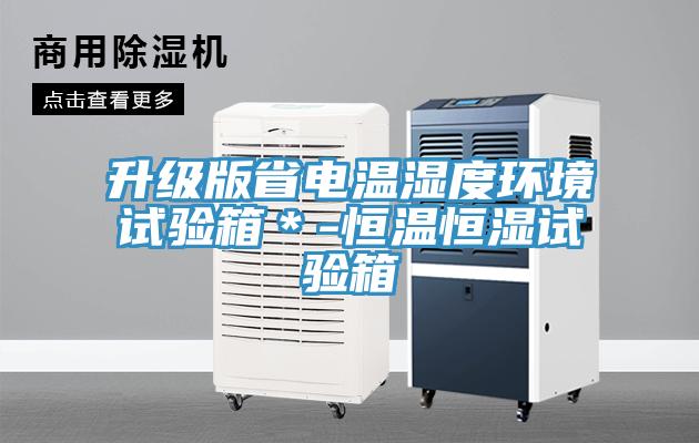 升級版省電溫濕度環境試驗箱＊-恒溫恒濕試驗箱