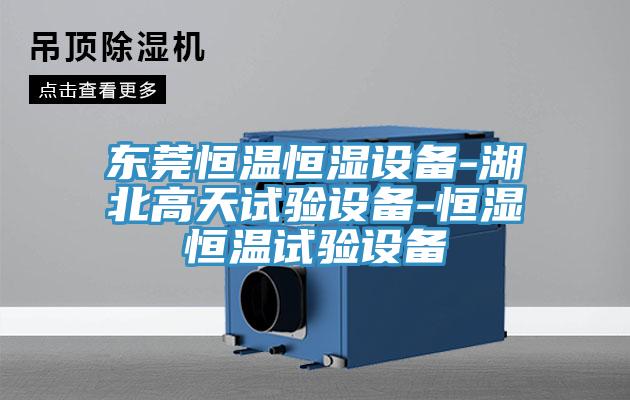 東莞恒溫恒濕設備-湖北高天試驗設備-恒濕恒溫試驗設備