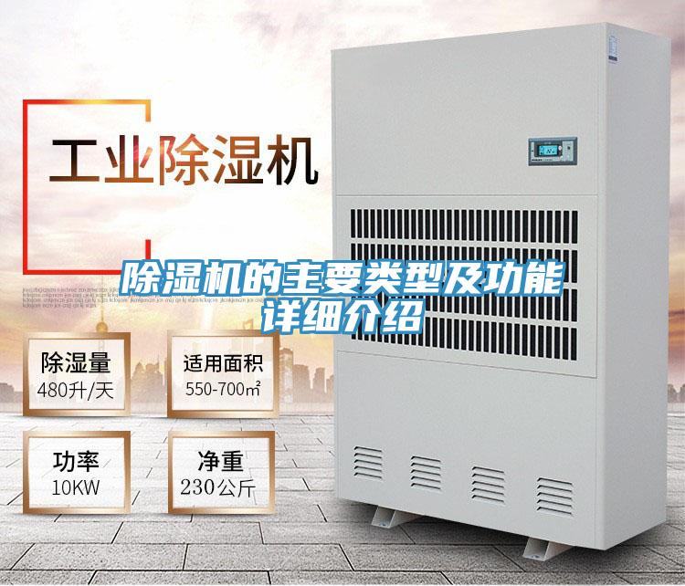 除濕機的主要類型及功能詳細介紹