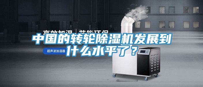 中國的轉輪除濕機發展到什么水平了？
