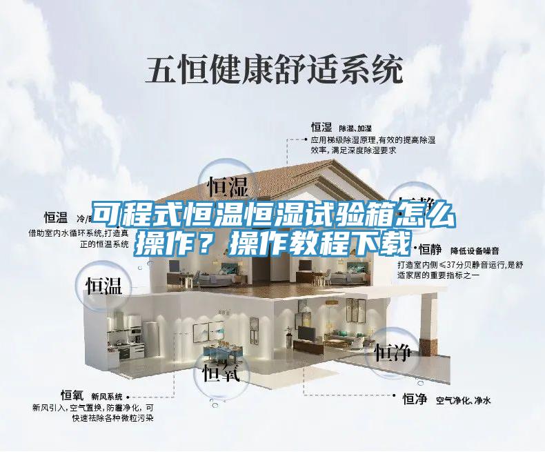 可程式恒溫恒濕試驗箱怎么操作？操作教程下載