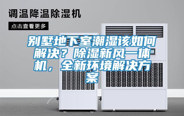 別墅地下室潮濕該如何解決？除濕新風一體機，全新環境解決方案