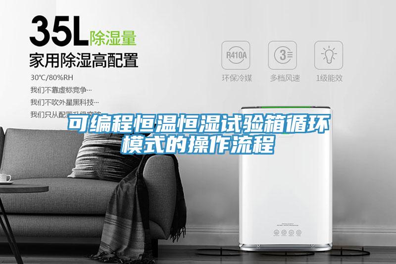 可編程恒溫恒濕試驗箱循環模式的操作流程